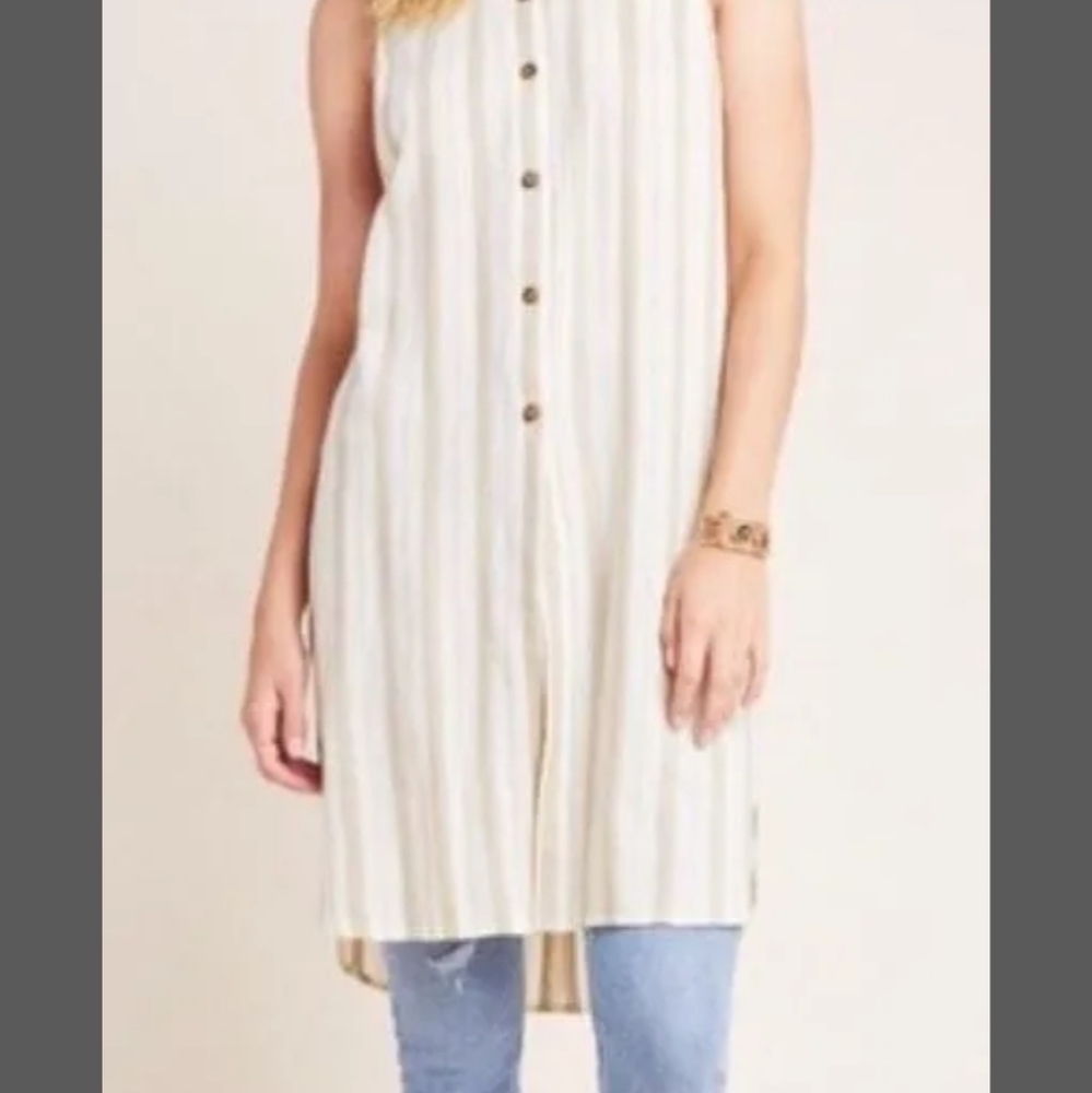 Anthropologie Buttondown Tunic